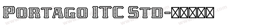 Portago ITC Std字体转换